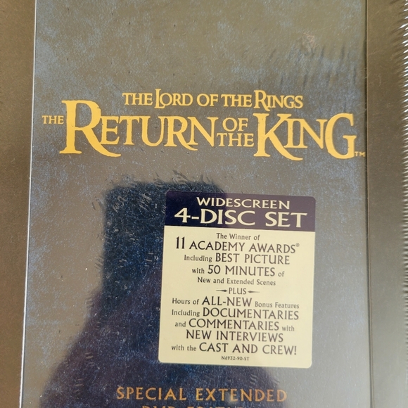 The Lord of The Rings Return of the King Wide-screen 4 Disc set Special extended - Picture 5 of 7